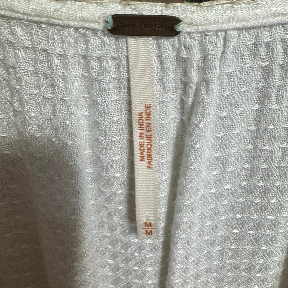 Free People Southwest Lace Maxi Dress Long Sleeve White Size Medium - Picture 10 of 16